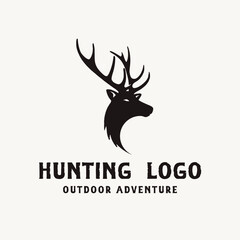 Deer head logo design