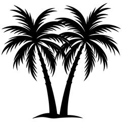 palm tree silhouettes