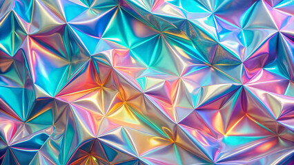 Holographic texture background beautiful colors