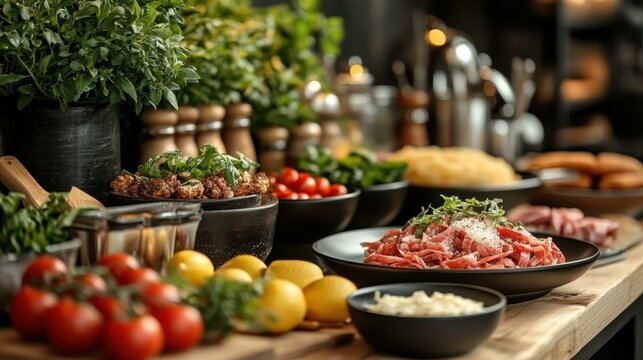 Farm-to-Table Produce Locally sourced ingredients One main object high quality very detailed Professional image