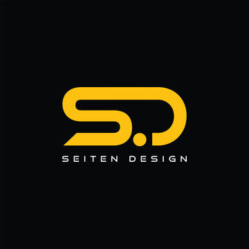 Professional sd logotype template