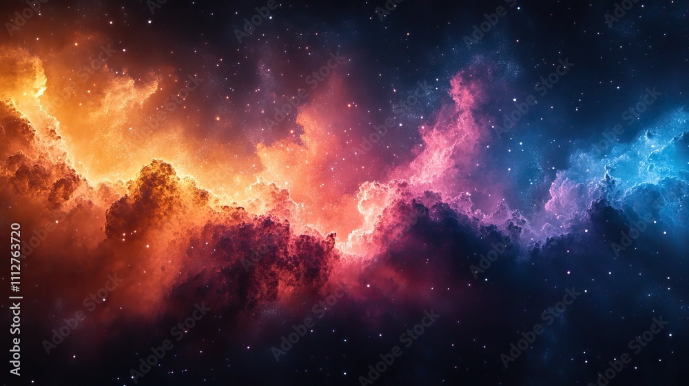 Aufkleber abstract color universe explosion cool creative background ar