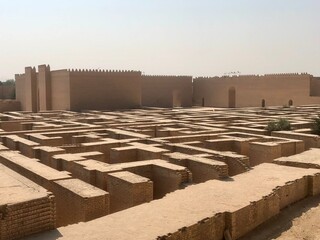 The ancient Babylon city in Iraq