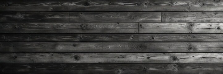Monochrome black and white rustic wood background, weathered surface, rough texture, vintage backdrop