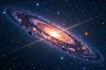 The photograph captures the boundless beauty and majesty of the cosmos.