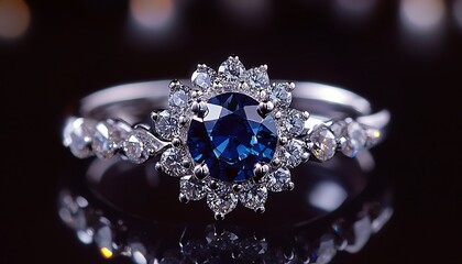 Fototapeta premium An Eternity Ring, crowns Glowing in the Golden 