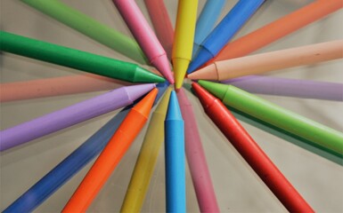 Stifte Bunt Malen Kreis Farbe 