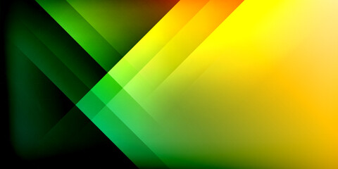 Dynamic shadow lines geometric shapes