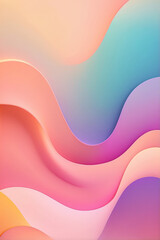 Pastel Abstract Gradient with Red and Pink Tones