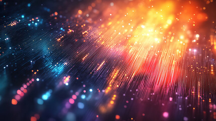 Obraz premium Sleek digital design representing science, networks, and educational fields