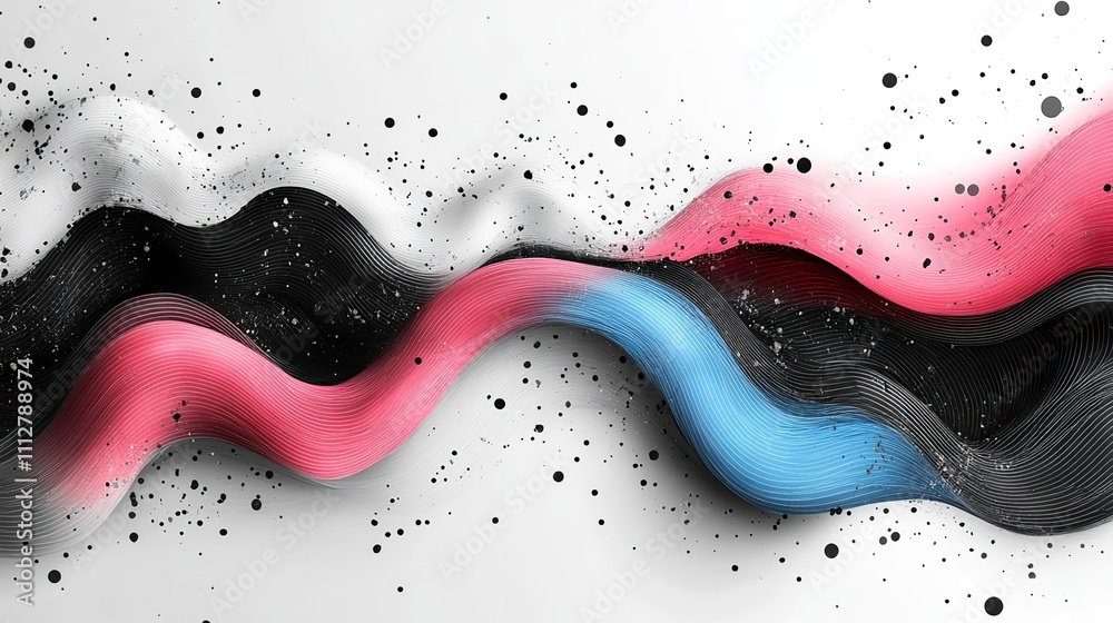 Poster doodle emphasis arrowicon design quirkytwistzigzag line spring coil curve wave vecto