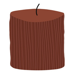 illustration of a candle