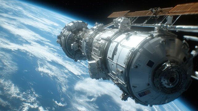 Futuristic Transportation Space elevators One main object high quality very detailed Professional image