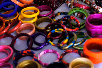 Indian traditional colorful bangles and bracelet, Handmade Designer Bangles, Handcrafted colourful Bangles
