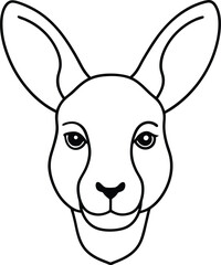 Silhouette Vector Illustration | Animal Head Mascot Logo Design