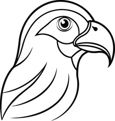 Silhouette Vector Illustration | Animal Head Mascot Logo Design