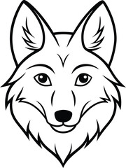 Silhouette Vector Illustration | Animal Head Mascot Logo Design