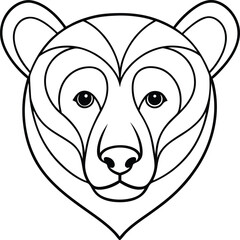 Silhouette Vector Illustration | Animal Head Mascot Logo Design