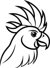 Silhouette Vector Illustration | Animal Head Mascot Logo Design