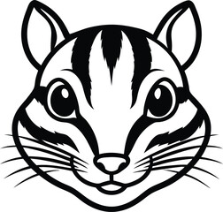 Silhouette Vector Illustration | Animal Head Mascot Logo Design