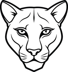 Silhouette Vector Illustration | Animal Head Mascot Logo Design