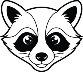 Silhouette Vector Illustration | Animal Head Mascot Logo Design