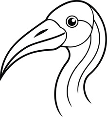 Silhouette Vector Illustration | Animal Head Mascot Logo Design