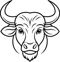 Silhouette Vector Illustration | Animal Head Mascot Logo Design