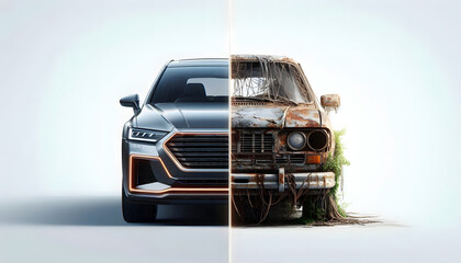 Neuwagen vs Altauto. Umbruch in der gesamten Automobilindustrie