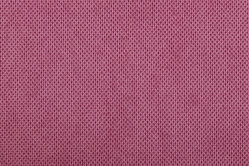 Red fabric cotton texture. Textile background fabric