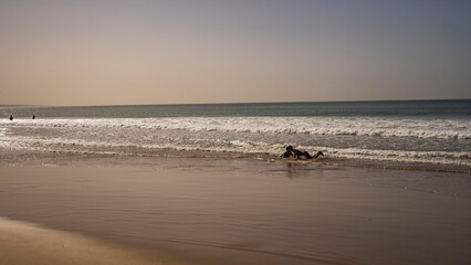 maroko piasek plaża agadir góra ocean piękny krajobraz afryka © Tymoteusz