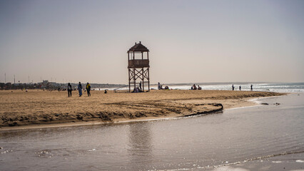 maroko piasek plaża agadir góra ocean piękny krajobraz afryka © Tymoteusz