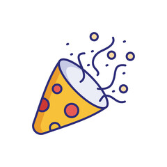 Confetti vector icon