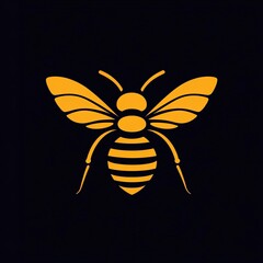 Fototapeta premium Simple Worker Bee Logo Design