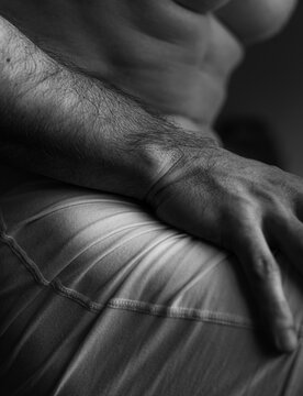 Masculine Emotional Part Of Underwear Body