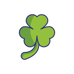 Shamrock vector icon