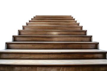 Staircase with stairs in PNG isolated on transparent background