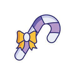 Candy Cane vector icon