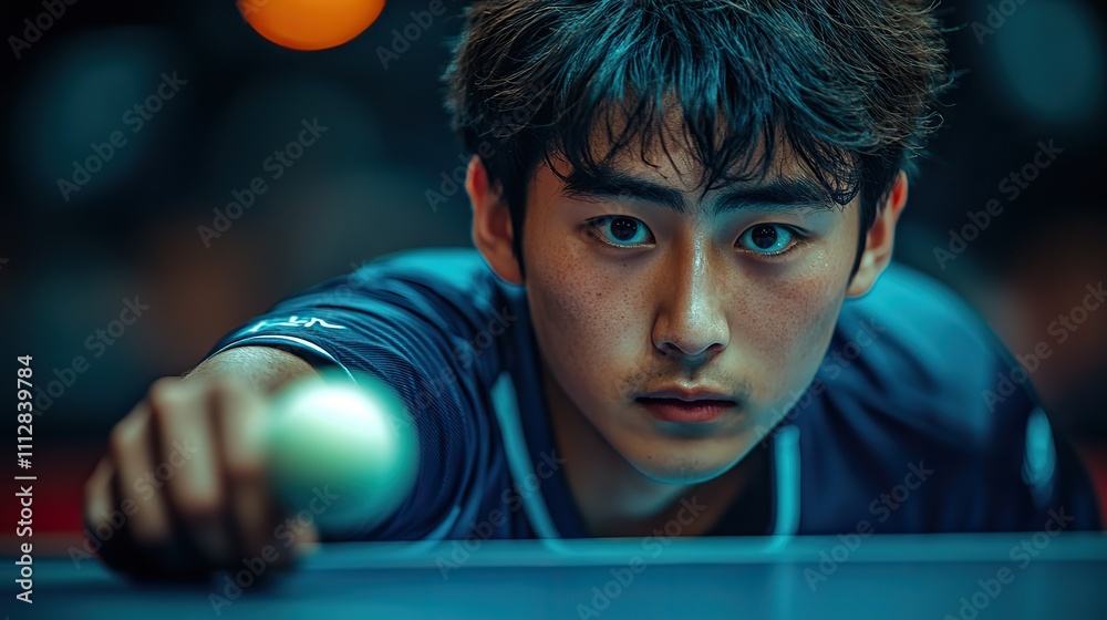 Poster table tennis player ping pong get a table tennis player s picture for use in a tennis racket packagi