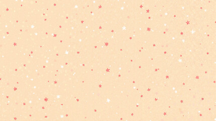 Delicate autumn leaves on soft beige background for seasonal designs