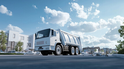 Modern Eco Friendly Garbage Truck Design