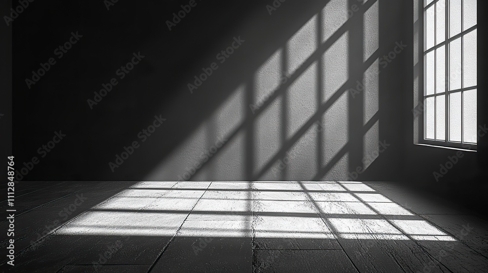Fototapete vector transparent shadow realistic overlay and square rectangle box shadow effects shades of objects soft black and white shadows on the ground or beneath objects and side light shade effect