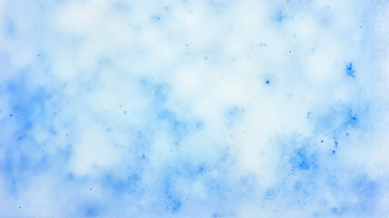 Fototapeta premium Cool-toned watercolor background with textured blue patterns