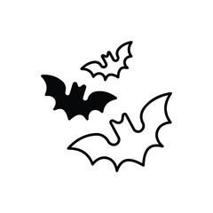 Bat vector icon