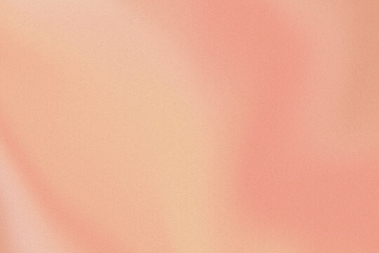 Peach gradient. Digital noise, grain texture. Nostalgia, vintage, retro 70s, 80s style. Abstract lo-fi background. Wallpaper, template. Minimal, minimalist. Orange, dusty pink, beige, terracotta color
