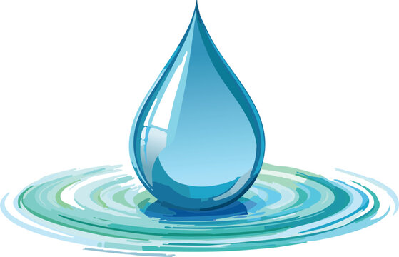 water drop illustration vector