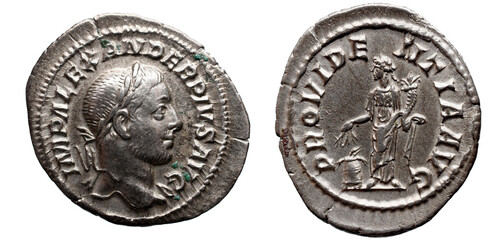 Severus Alexander AR Denário. Roma, 231-235 d.C.
