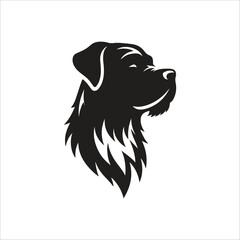 Fototapeta premium Dog silhouette Icon