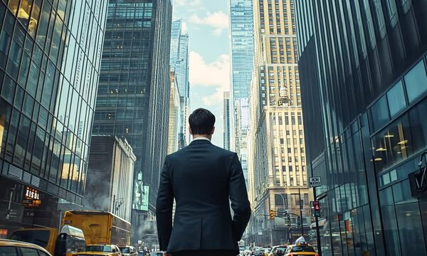 Ambition in the City: A Man's Journey Through Urban Landscape