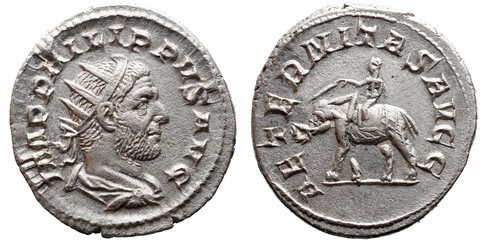 PHILIP I 'O ÁRABE' (244-249). Antoniniano. Roma. Edição dos Jogos Saeculares/1000º Aniversário...